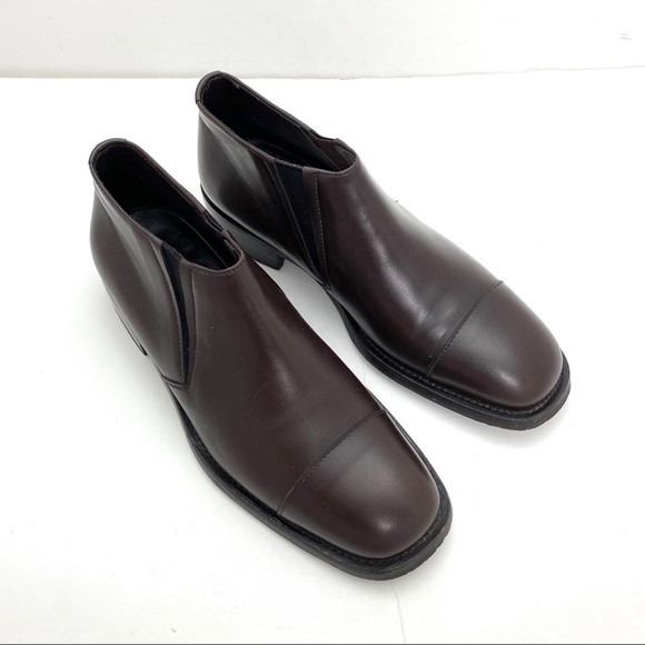 Prada Cup-toe Chelsea Ankle Boot Brown - Picture 4 of 12
